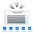 Cluster Eyelashes 0.07mm Thickness Individual Lashes Mix 8-16mm C&D Curl 5 Row